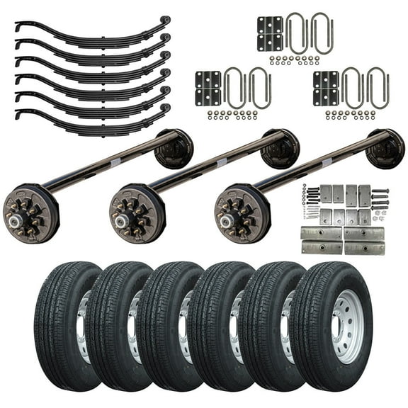 7000 lb Triple Axle TK Trailer Kit - 21K Capacity - (Drop Original Series), 95/00 (Loose Spring Seats)