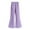 Purple, variant on Aihuaihua Girls Flare Pants Elastic Waist Cotton Lined Bell Bottoms Dress Pants with Side Pockets,Spring Fall Pant for Girls Black