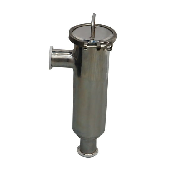 Quick Tri Clamp Sanitary Stainless Steel 304 2" Strainer Filter L-Type 100 Mesh