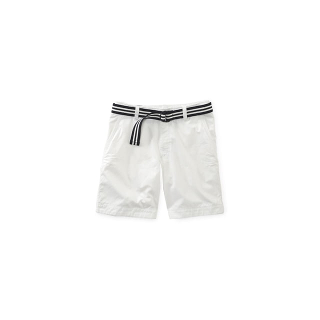 Aeropostale Shorts chinos casuales con cinturón de longitud clásica para hombre, blanco, 34 Aeropostale chino