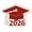 C3474-2, variant on 2026 Graduation Enamel Pins - Alloy Grad Cap Brooches for Backpacks, Jackets, Graduation Party Favors and Gifts for Graduates