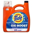 thumbnail image 3 of (4 pack) Tide Laundry Detergent Liquid with Ultra Oxi Boost, Advanced Stain Remover, 117 fl oz, 83 Loads, 3 of 13