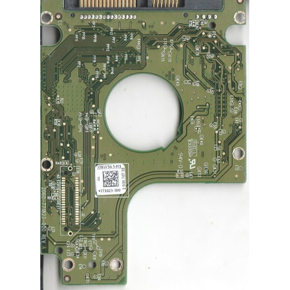 WD10JPVT-00A1YT0, 771823-300 AA, WD SATA 2.5 PCB