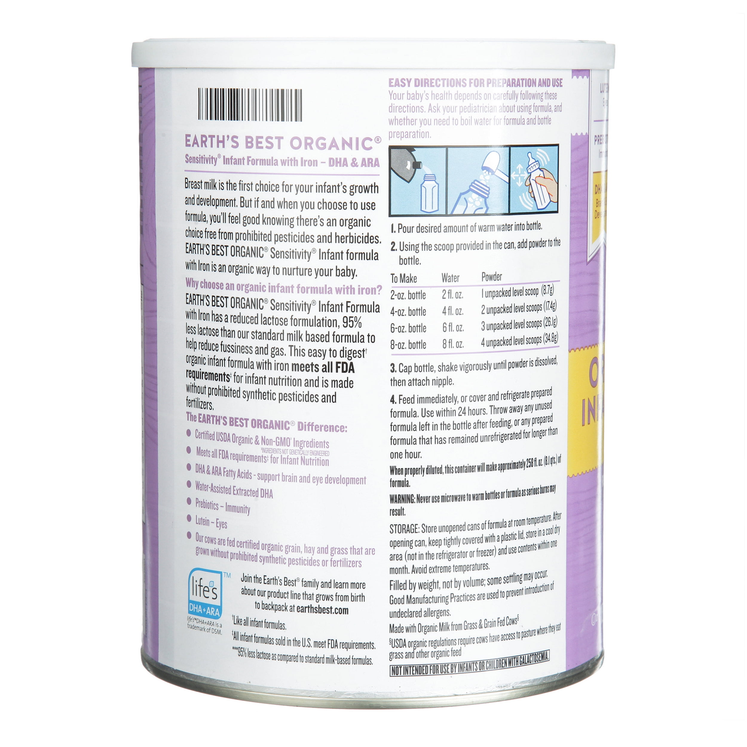 earth's best formula purple