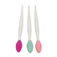 thumbnail image 3 of Silicone Cleaning Brush 3Pcs Double Head Face Massager Handheld Device Assorted Color Daily Use, 3 of 4