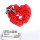 thumbnail image 3 of Corona De Corazón Rojo De La Puerta Principal Para El Día De San Valentín Decoración De La Corona Interior Al Aire Libre Adorno De Corazón Colgante Artificial Para El Banquete De Boda De Compromiso Inevent HA038715-00, 3 of 6