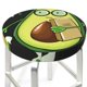 thumbnail image 3 of Balery Avocado with Glasses Fundas de asiento para taburete de bar redondo de tela de terciopelo ajustables que protegen de arañazos y manchas para sillas de 14 a 17 pulgadas.-12 inch, 3 of 7
