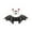 Cow Pattern, variant on Halloween Spooky Bat Wing Sets 2 Pcs — Bold Colors with Ghostly Outlines, Halloween Decorations for Halloween Parties & Trick or Treat Nights — great for Costume Parties with spooky party setups