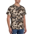 thumbnail image 2 of Vsdgher Cute French Bulldog Print Men's Dry Fit Mesh Athletic Shirts Moisture Wicking Tennis T-Shirt Tops, 2 of 9