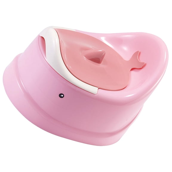 MLINS Children's Toilet Kids Portable Potty Seat for Travel Toddler Pink