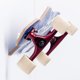 thumbnail image 5 of Soporte de pared Soporte de pared para monopatín longboard, vertical, horizontal, transparente Adepaton LKX-1023, 5 of 9