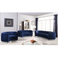 thumbnail image 5 of Meridian Furniture Julian Navy Velvet Loveseat, 5 of 5