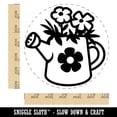 thumbnail image 2 of Cute Watering Can with Flowers Self-Inking Rubber Stamp Ink Stamper - Black Ink - Large 1-1/2 Inch, 2 of 7