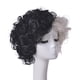 thumbnail image 3 of Cosplay Mitad Negra Y Mitad Blanca Peluca Rizada Corta Disfraz De Cosplay Accesorios Para Peinados Para Halloween Carnaval Y Mascarada Kearding HA045912-01, 3 of 5