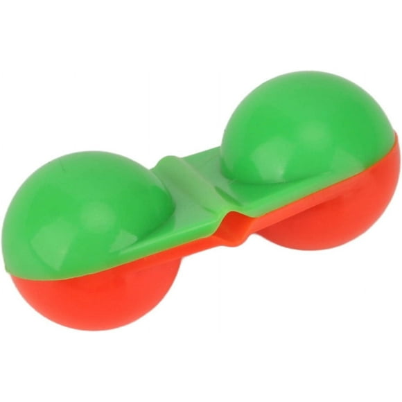PinesC 40Pcs Fishing Double Rattle, Plastic Fishing Attractor Bell Beads Fish Bite Bait Alarm Tool for Sea Fishing