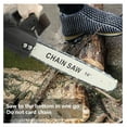 Cordless electric chainsaw,16 Inch High Hardness Quenched Chain