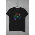 thumbnail image 5 of Old Glory Mens Gay Pride LGBT Rainbow Unicorn Short Sleeve Graphic T Shirt, 5 of 6