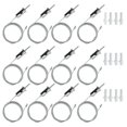 thumbnail image 1 of 48 Sets Hexagon Garage Suspension Cables Kit Steel Hanging Chains, Honeycomb Light Connector Pendant Wire Rope Cable 2m, 1 of 4