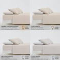 thumbnail image 5 of Southshore Fine Linens 3 Piece Sheet Set, 14-Inch Deep Pocket Bed Sheets with Fitted Sheet and Flat Sheet, Extra Soft Brushed Microfiber, Wrinkle Free, Fade Resistant, Queen, Bone, 5 of 7