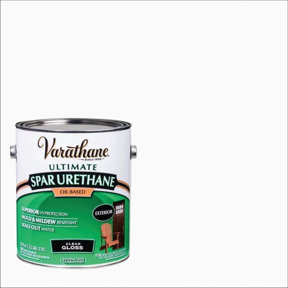 Varathane Gloss Clear Exterior Low VOC Spar Urethane, 1 Gal. 242179