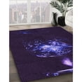 thumbnail image 2 of Ahgly Company Indoor Rectangle Patterned Rebecca Purple Area Rugs, 3' x 5', 2 of 6