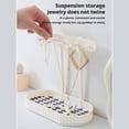 thumbnail image 2 of XiYing Small Black Jewelry Holder with Ring Tray and Earring Organizer Multifunctional Jewelry Tree Stand for Bracelets Watches Necklaces Display ,White, 2 of 7