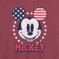 thumbnail image 3 of Disney - Americana - Mickey Usa Ears - Women's Racerback Tank Top, 3 of 5