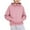 Pink, variant on YunPes Youth Boys Christmas Clothes Half Zipper Hooded Sweatshirt Casual School Plain Pullover Tops for Kids Fall Winter Warm Outfit
