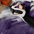 thumbnail image 4 of Manfei Boys Girls Oil Painting Bedding Comforter Set 7-Piece,Abstract Artwork King Bedding Sets,Graffiti Splash Ultra Soft Bed Sheets,Microfiber Bedroom Decor,Reversible, 4 of 8