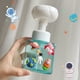 thumbnail image 1 of Flores de dibujos animados Dispensador de jabón de ba?o Botella de bomba Hogar INS Plástico de caramelo Ni?os lindos Adultos Botella de prensa Botella de loción 350 ml (2 piezas, rosa + azul) LingWen 8390605169304, 1 of 1