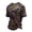 Khaki #017, variant on Halloween Shirts for Men Candy Witch Hat Graphic Short Sleeve Cute T-Shirt Skeleton Print Crew Neck Funny Vintage Tops M
