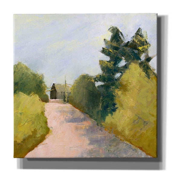 Epic Graffiti 'Looking Back' by Ann Gordon, Giclee Canvas Wall Art, 18"x18"