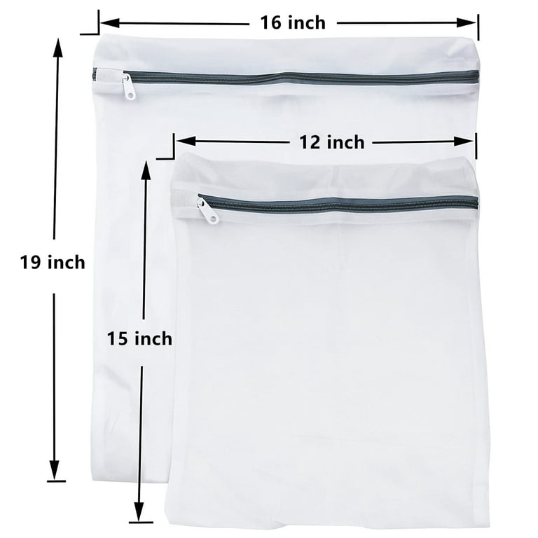 6 Pcs Mesh Laundry Bags for Delicates, Lingerie Bags with Zipper, Travel  Storage Organize Bag for Clothes, Sock, Bra and Sleepwear (3 Large, 3  Medium) 