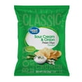 Great Value Sour Cream & Onion Potato Chips, 1 oz (Pack of 40