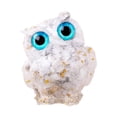 thumbnail image 4 of deevoka Owl Statue Creative Souvenir Gift Cute Decorative Resin Small Owl Sculpture for white, 4 of 9