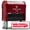 Red, variant on All Quality Hand-Picked Ingredients Self-Inking Rubber Stamp | Handcrafted Products (Black Ink) - Q-200