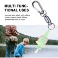 thumbnail image 3 of Fishing Magnetic Buckle Net Release Clip Hanging Buckle Fly Fishing Landing Net（silver）, 3 of 5