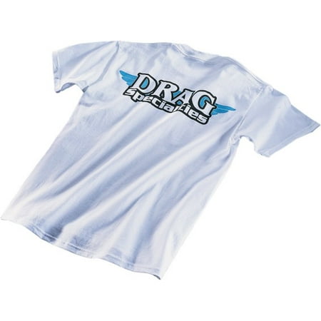 - Drag Specialties Mens Short Sleeve T-Shirt White/Blue