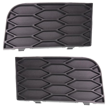 New Front Left and Front Right Fog Light Cover Compatible With Ford Mustang GT 8 Cyl 4.6L Mustang Bullitt 8 Cyl 4.6L 2007-2009 By FO1039112 FO1038112 7R3Z17E811AA 7R3Z17E810AA