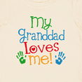 thumbnail image 4 of Inktastic My Granddad Loves Me Boys or Girls Baby T-Shirt, 4 of 5