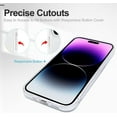 thumbnail image 4 of for iPhone 14 Pro Max Case, Flower Design Soft & Flexible TPU Shockproof Transparent Floral Case for iPhone 14 Pro Max 2022 (6.7 Inch), White Flowers, 4 of 5