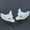 White Agate, variant on Natural Stone 6pcs Carved Wolf Head Pendants Quartz Agate Crystal DIY Jewelry-Mixed-38x30x15mm