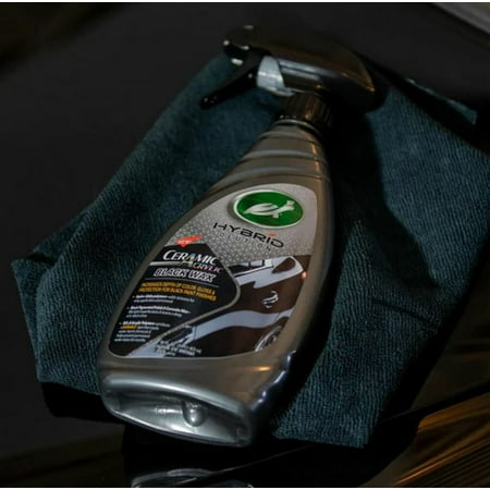 Turtle Wax Hybrid Solutions Ceramic Acrylic Black Spray Wax 53447, 16 oz