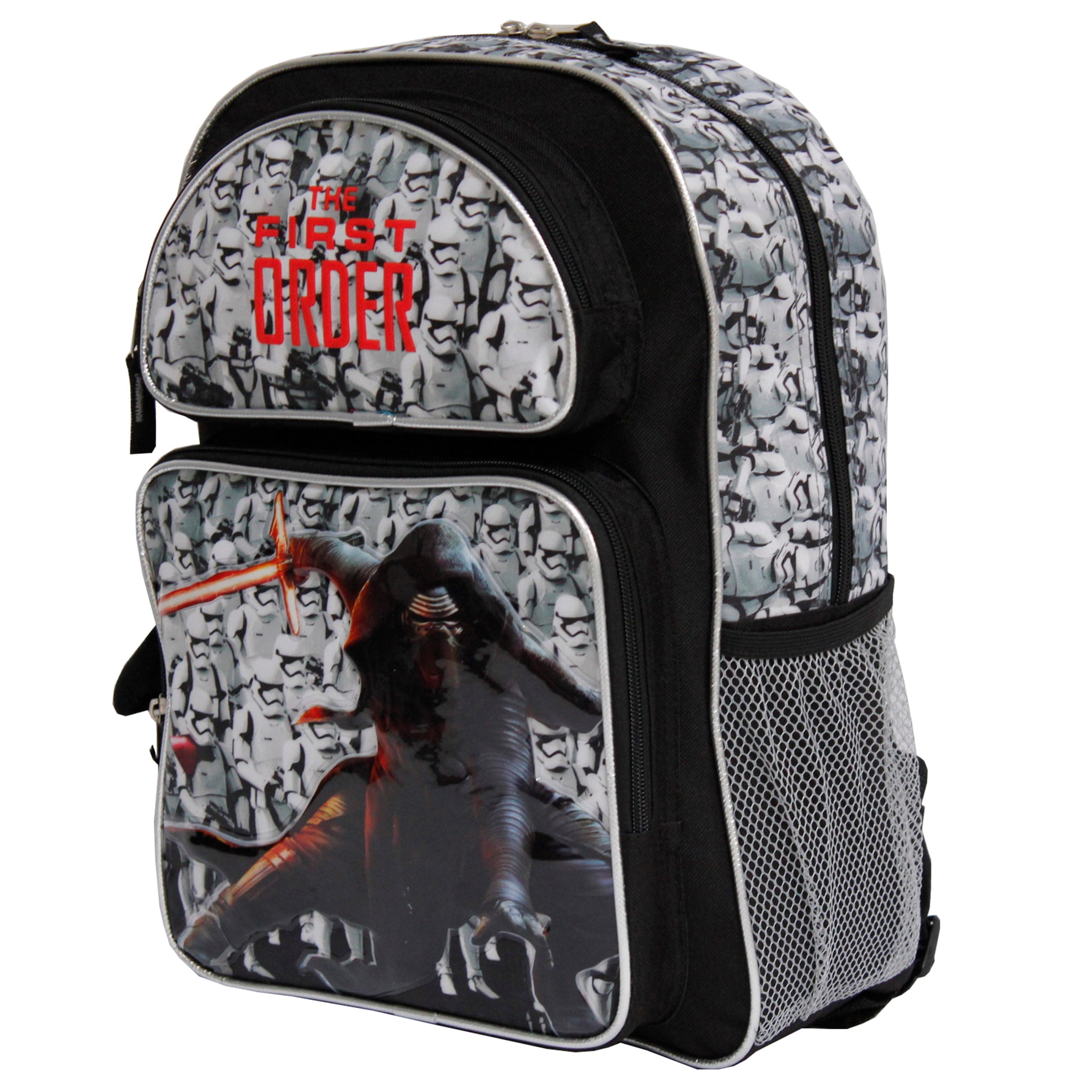 Disney Star Wars "The First Order" Black 16" Backpack- Kylo Ren