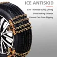 thumbnail image 5 of Cadenas de nieve universales para neumáticos de coche, cadenas de nieve de acero al manganeso antideslizantes y antidesgaste para vehículos, todoterrenos, monovolúmenes, camiones y caminos de barro, 5 of 5