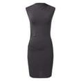 thumbnail image 6 of formal Gowns and Evening Dresses Wedding Guest Dresses Summer Mini Dress Bodycon Ruched Neck Sleeveless Work formal Party Wedding Guest Dress, 6 of 6