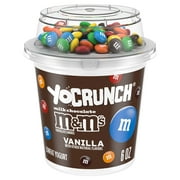 YoCrunch Vanilla Low Fat Yogurt with Mini M&Ms(R), 6 oz Yogurt Cup