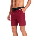 thumbnail image 5 of Biezeib Men's Summer Casual Beachwear Shorts Tropical Tree/Contrast Color Drawstring Sports Shorts, 5 of 6