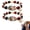 2PC, variant on USA 250th Anniversary Limited Edition Collection Bracelet, Patriotic Bald Eagle Beaded Bracelet for Women & Men, Patriotic Bracelet Gift, Stretch Bracelet for Independence Celebration