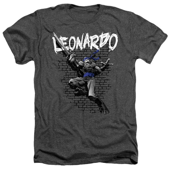 TMNT Teenage Mutant Ninja Turtles Unisex Adult Heather T Shirt